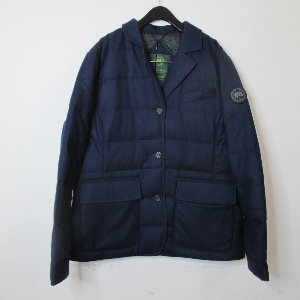 Canada Goose X Henry Poole Women's W1 Jacket Size L Navy NWT